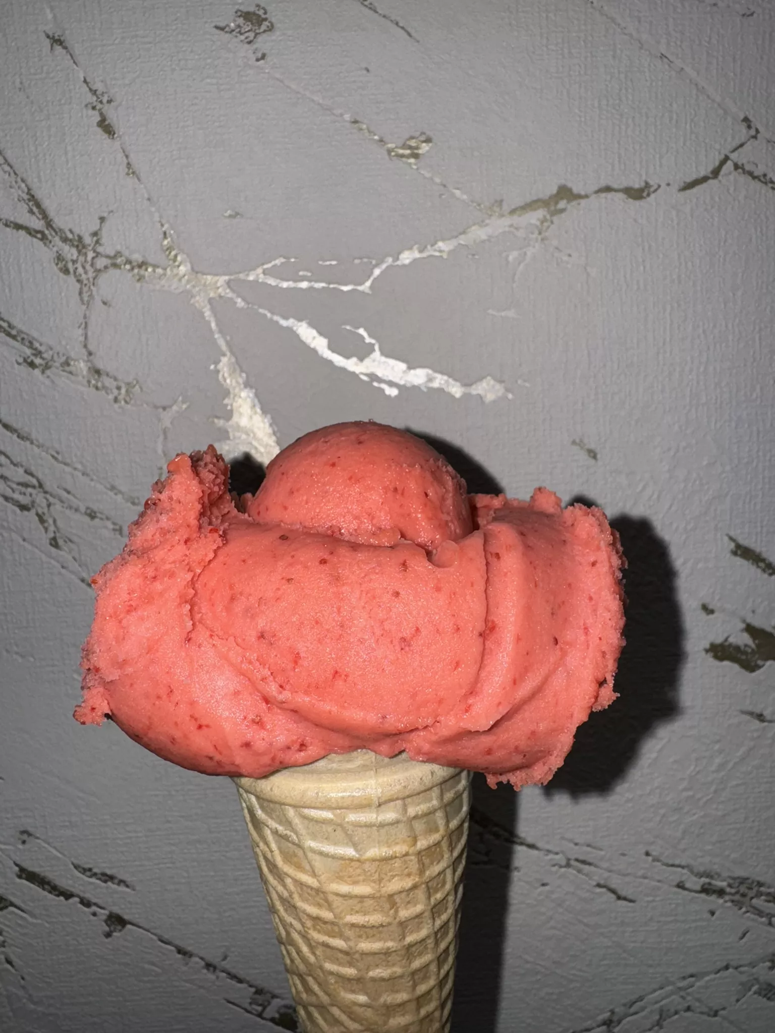 Jahodový sorbet
